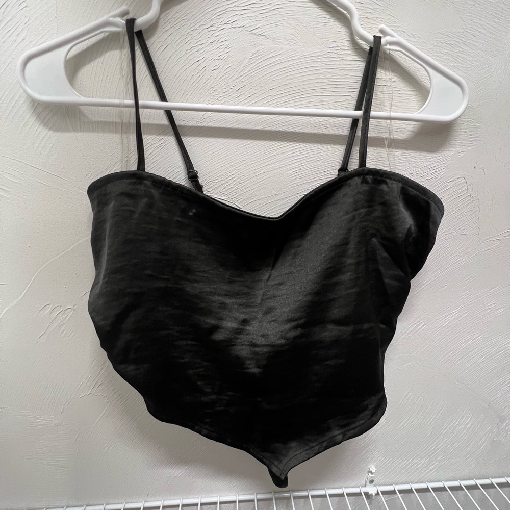 PacSun Black Bandana Top, size medium, new with tags